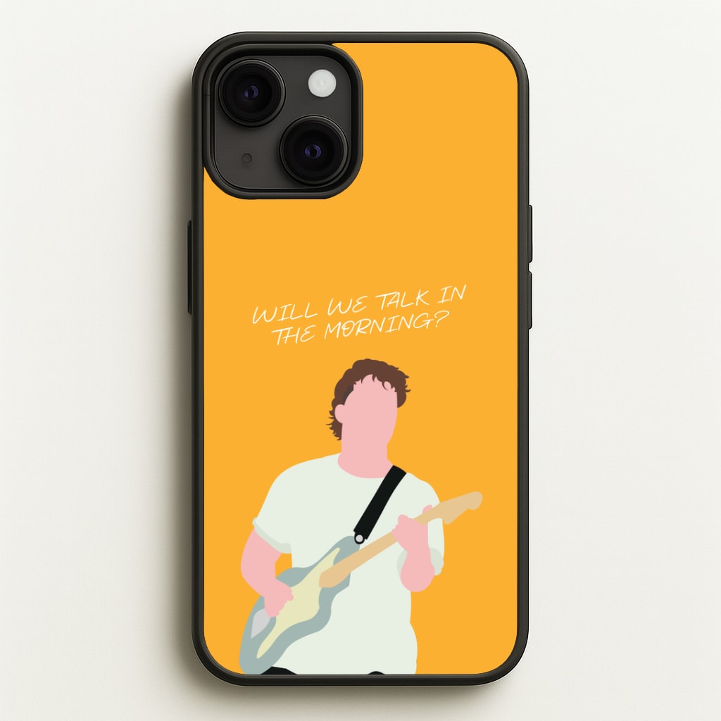 Will We Talk In The Morning Yellow Phone Case