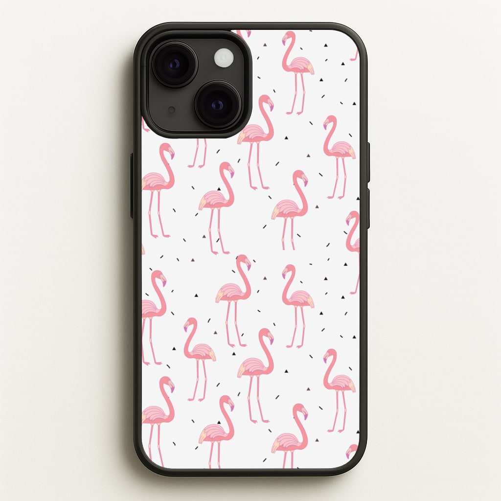 Pink Flamingo Pattern Phone Case