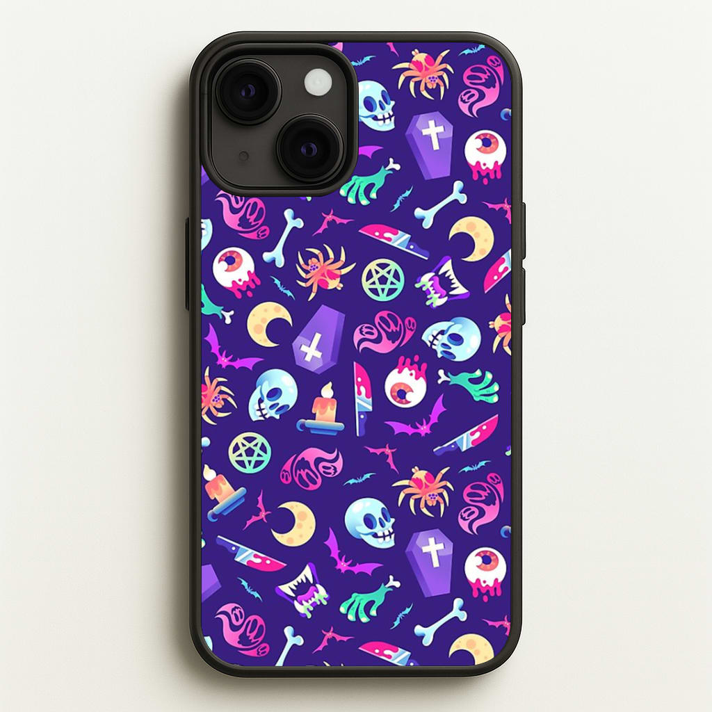 Horroriffic Halloween Pattern Phone Case