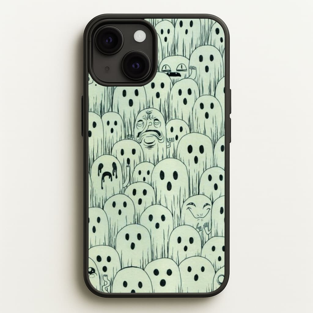 Droopy Ghost Pattern Phone Case