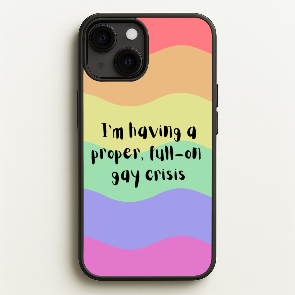 Gay Crisis - Heart TV Phone Case