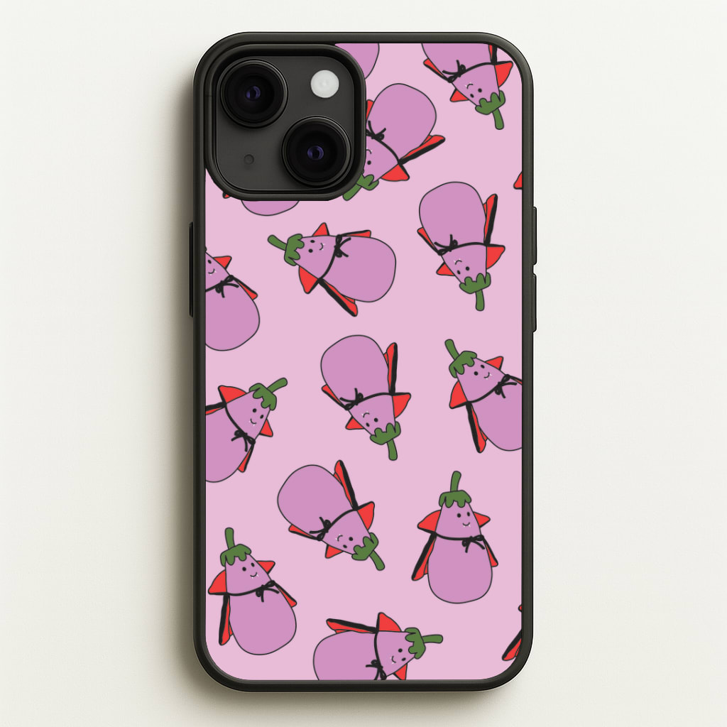 Vampire Vegetable Pattern - Halloween Phone Case