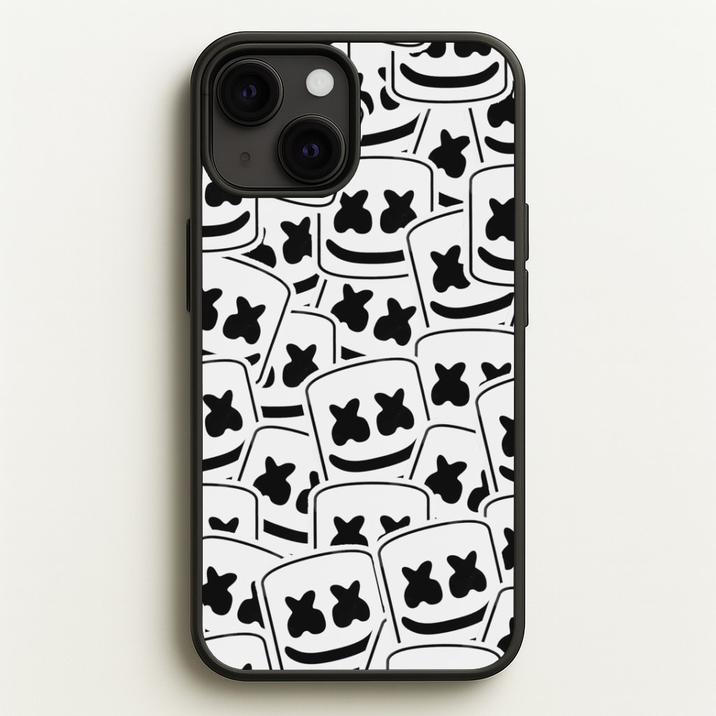 Collage - White Helmet DJ Phone Case