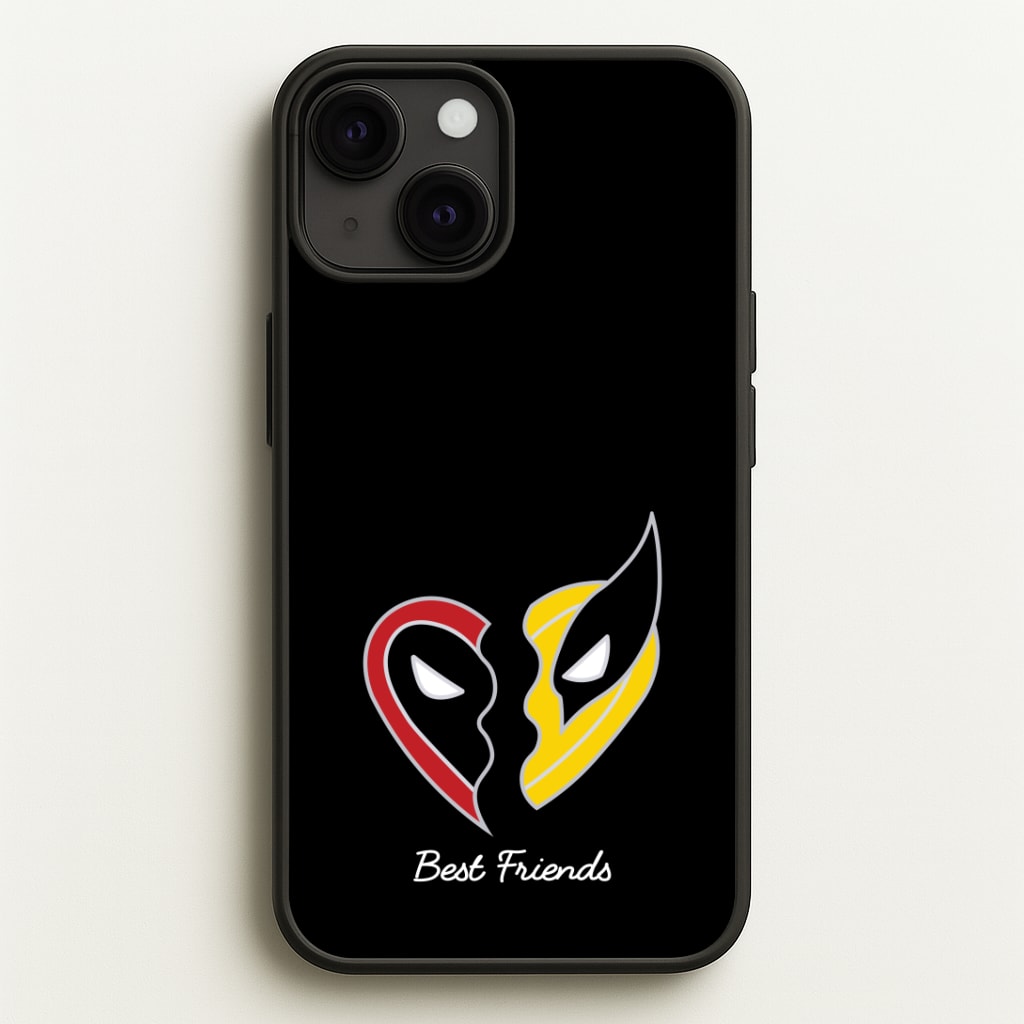 Superhero Best Friends Locket Phone Case