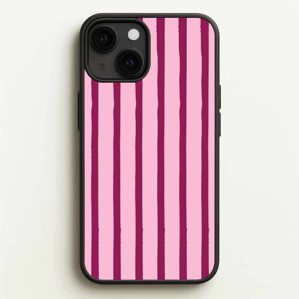 Strawberry Stripes  Phone Case