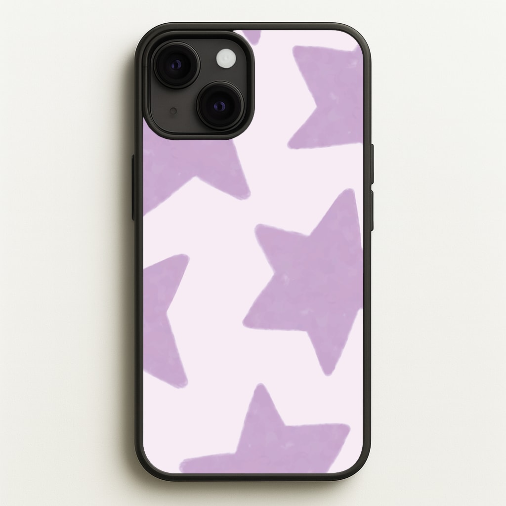 Lilac Stars Phone Case