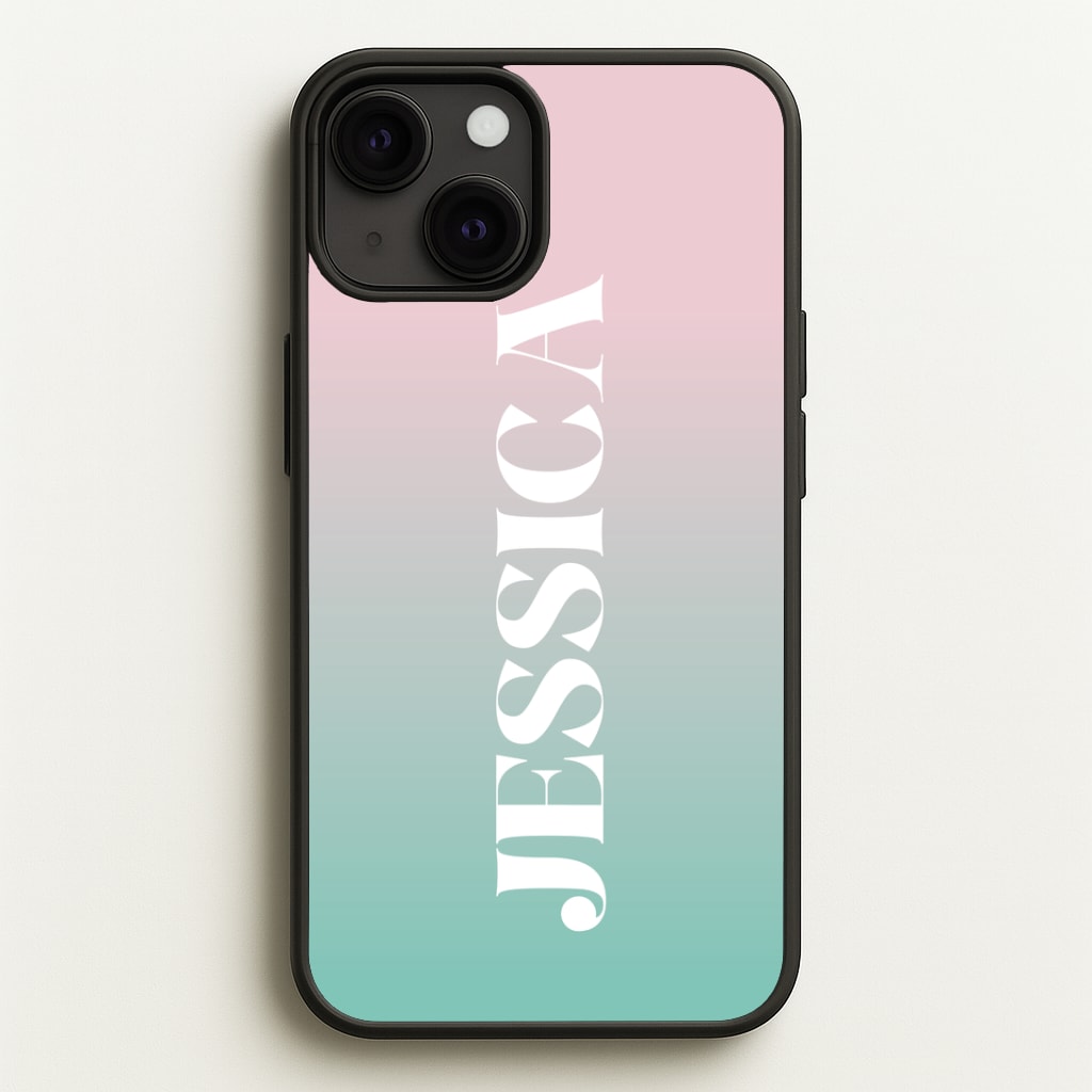 Gradient Personalised Name Phone Case