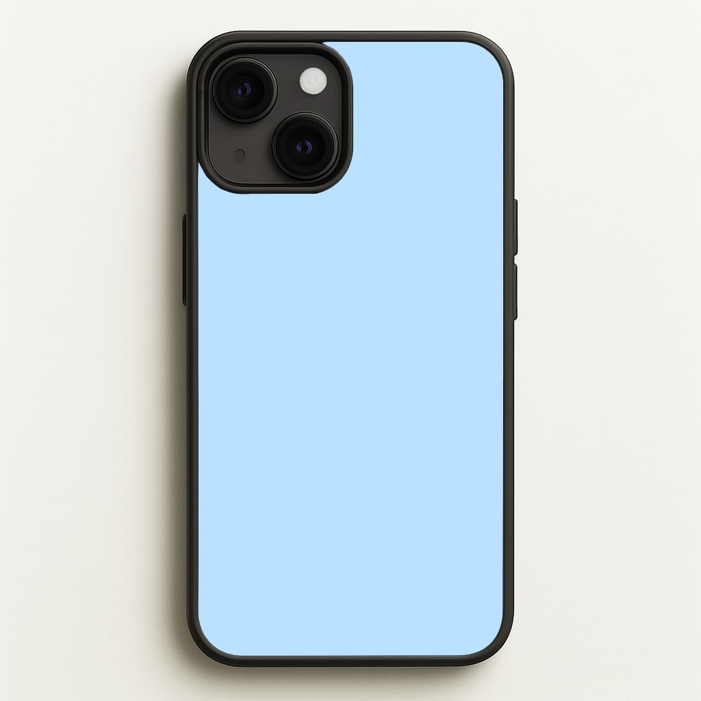 Back To Casics - Pretty Pastels - Plain Blue Phone Case