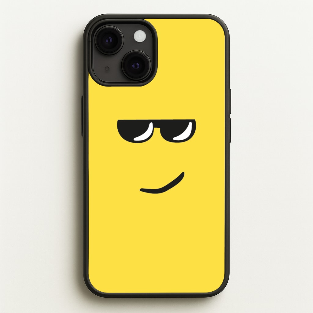 Yellow Face Shades Phone Case