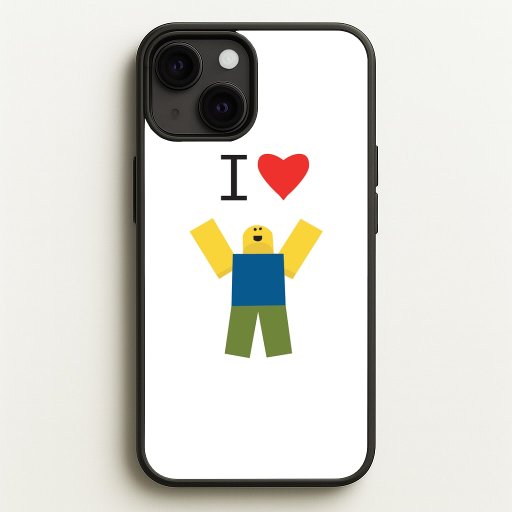 I love Blox Gaming Phone Case