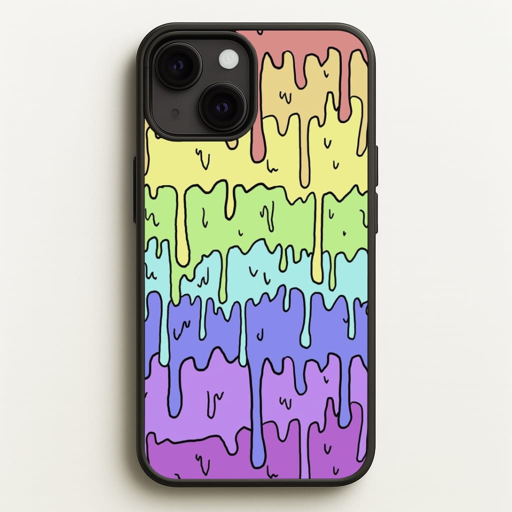 Dripping Rainbow Phone Case