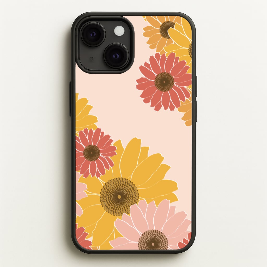 Sunflower Floral Pattern Phone Case
