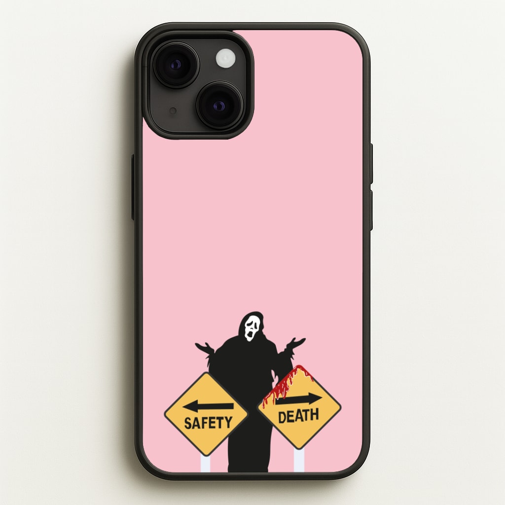 Safety Or Death - Scream Phone Case