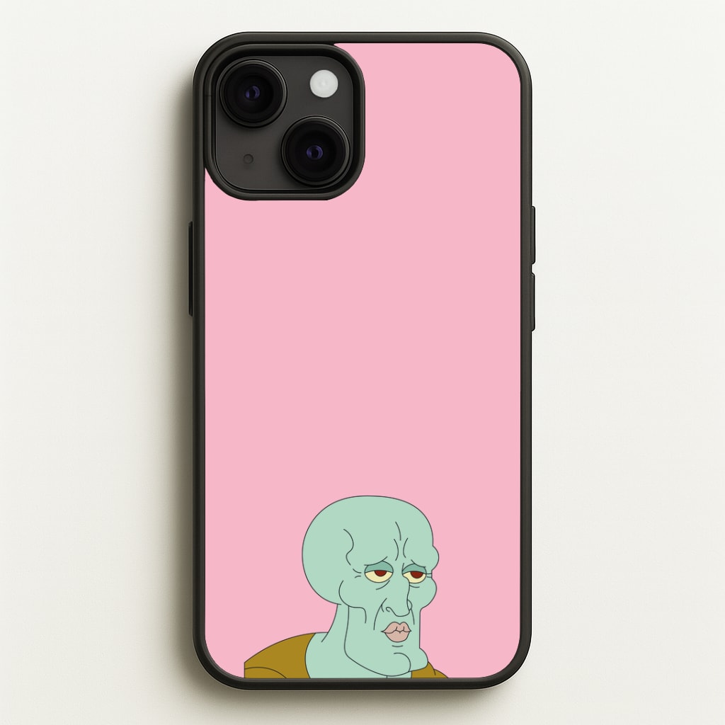 Muscly Squidward Phone Case