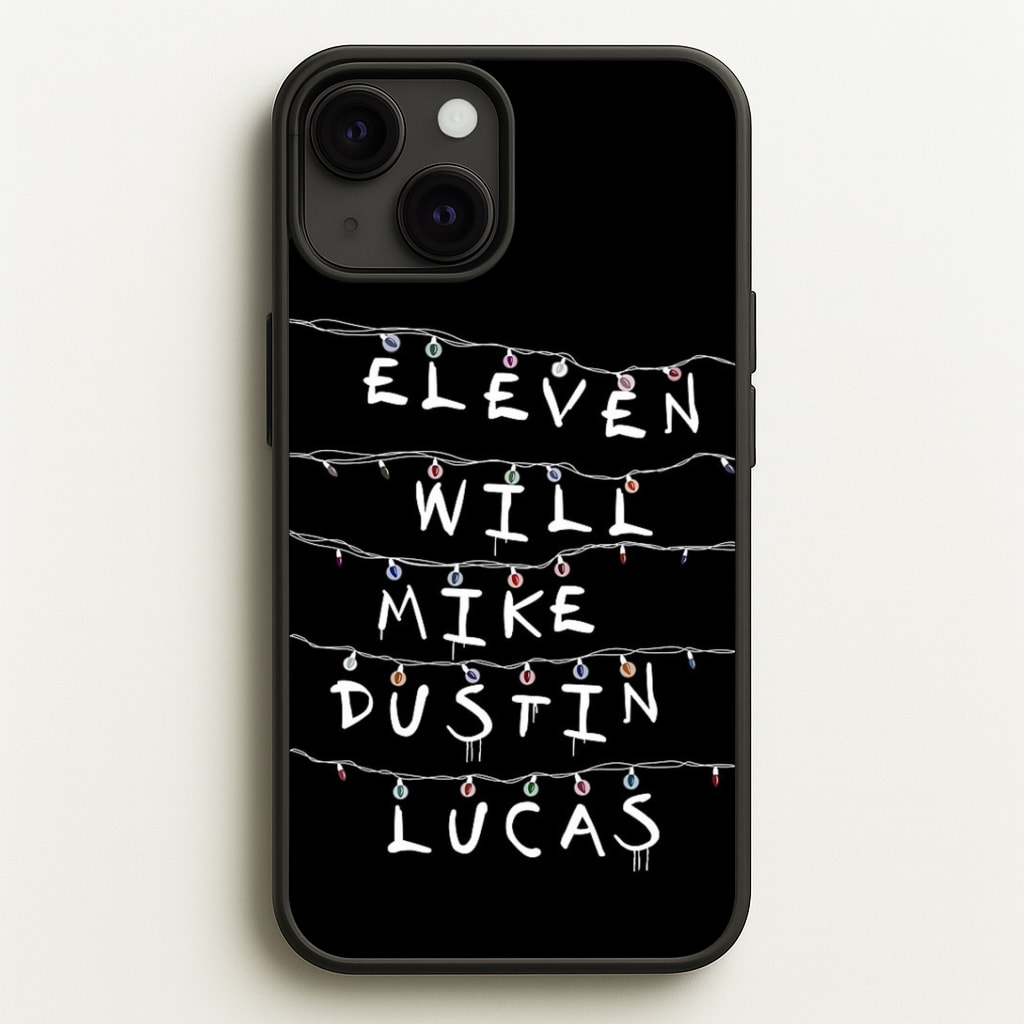 Eleven, Will, Mike, Dustin & Lucas Phone Case