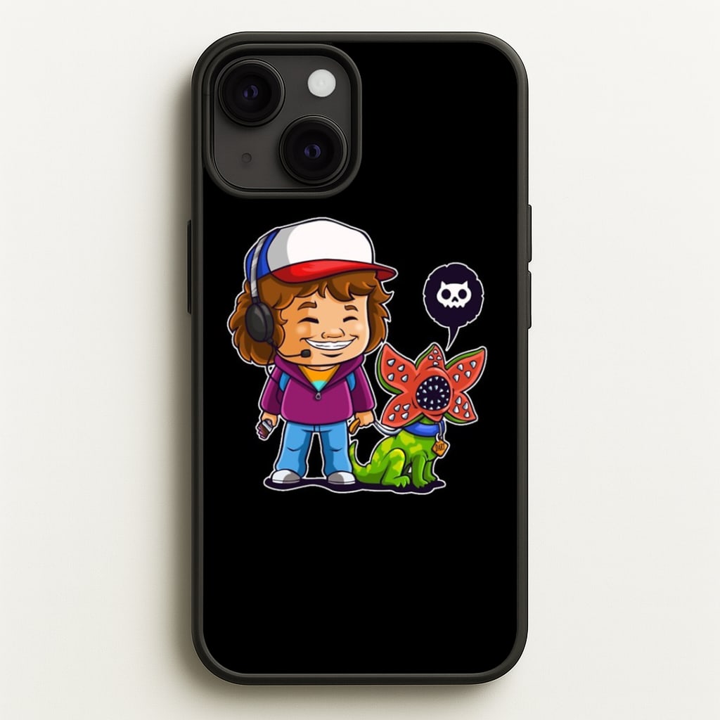 Dustin and The Demogorgon Phone Case