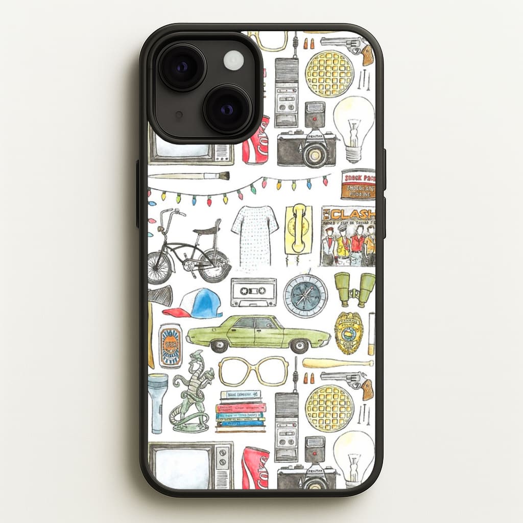 Stranger Objects Illustration Phone Case