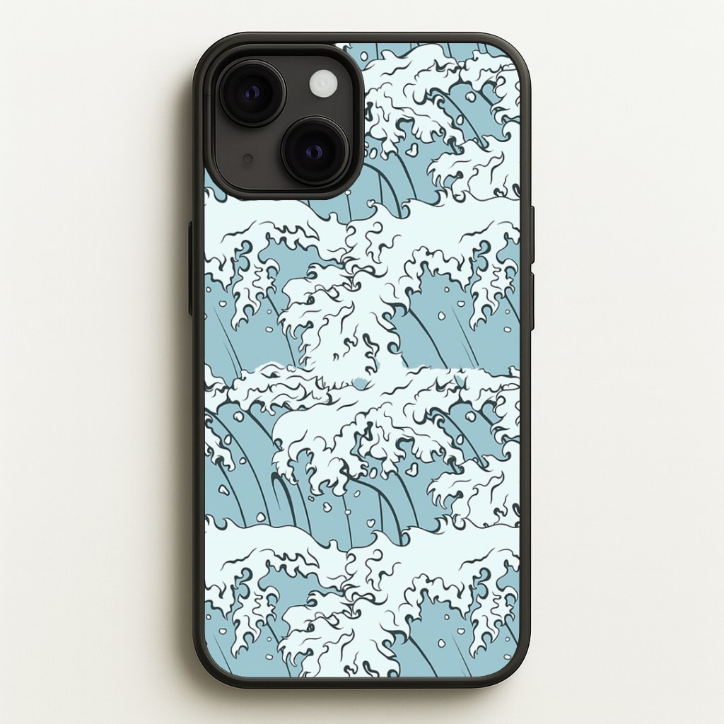 Japanese Waves Phone Case