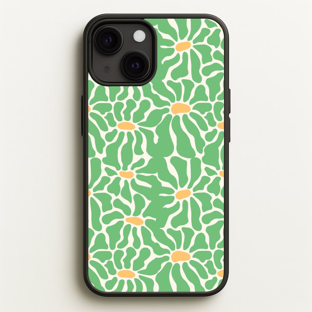 Green Flowers - Summer Phone Case