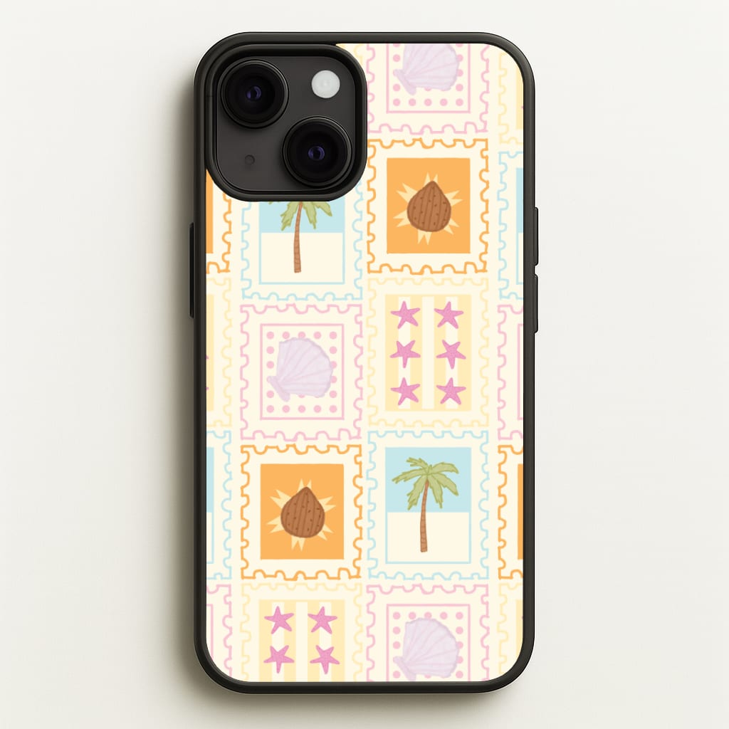 Tropical Stamps Phone Case