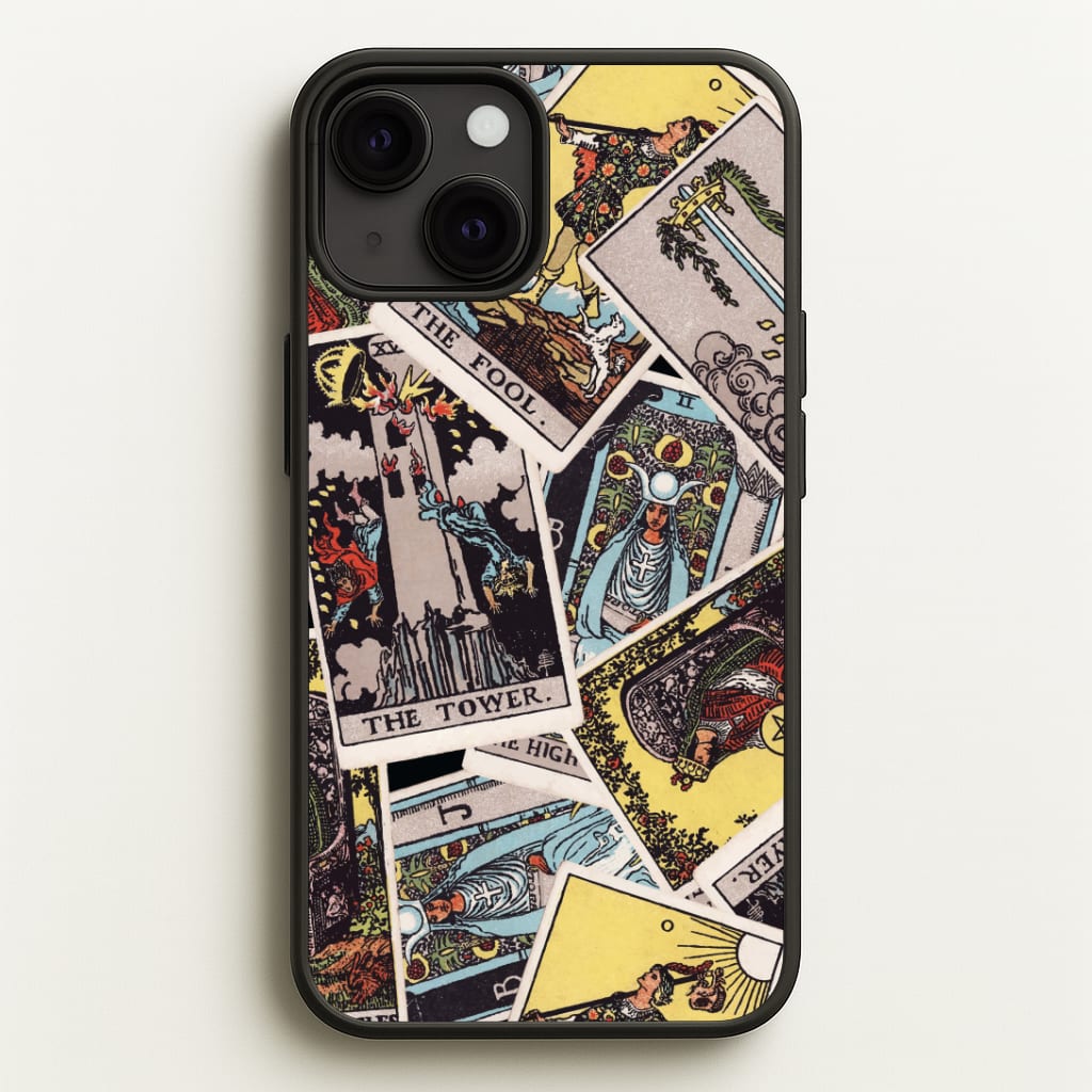 Tarot Cards Collage Pattern Phone Case