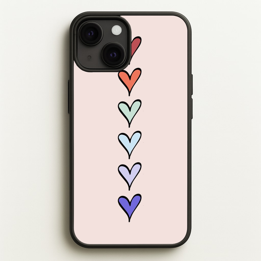 Love Heart Line Phone Case