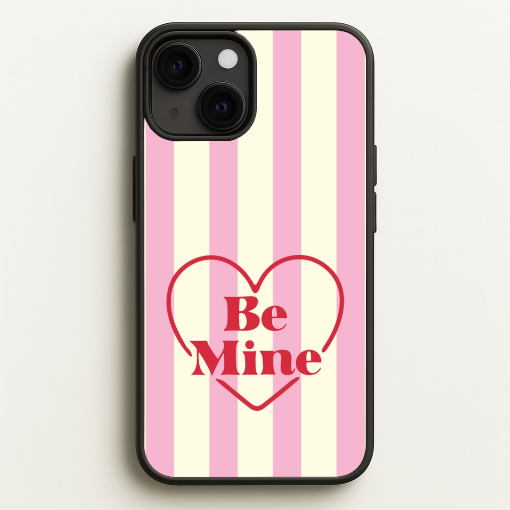 Be Mine Stripey Phone Case