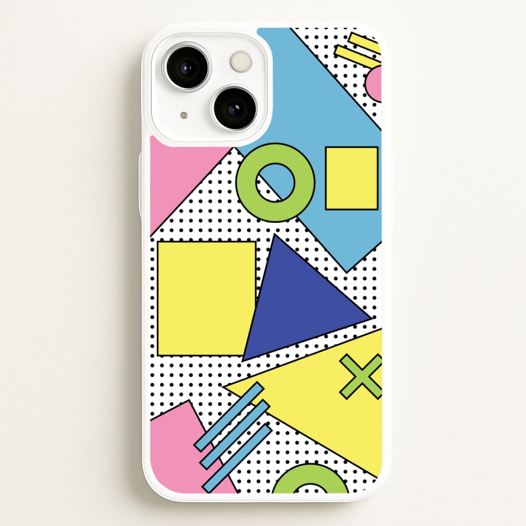 Geometric Abstract Shapes Pattern Phone Case