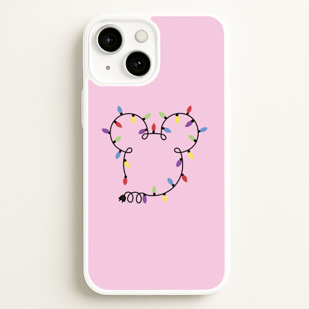 Mouse Christmas Lights Christmas Phone Case