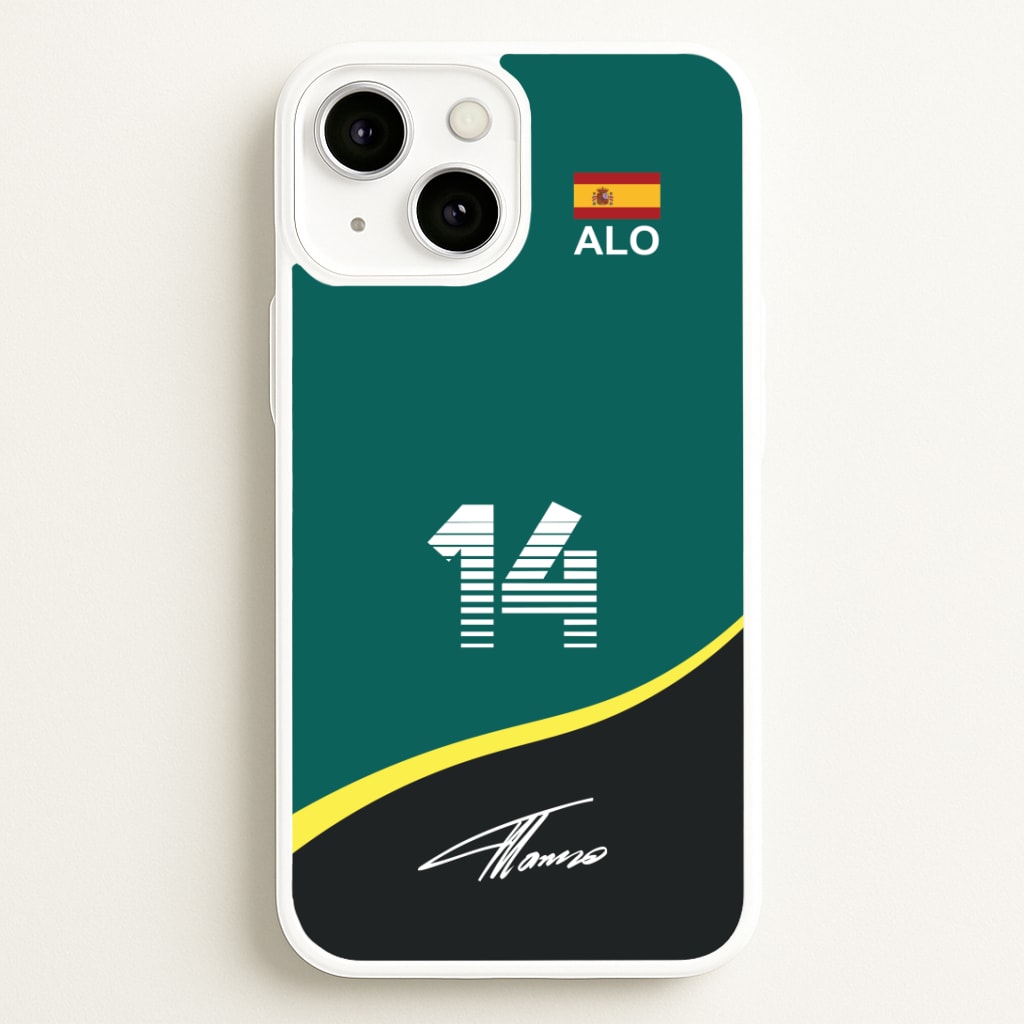 Alonso - F1 Phone Case