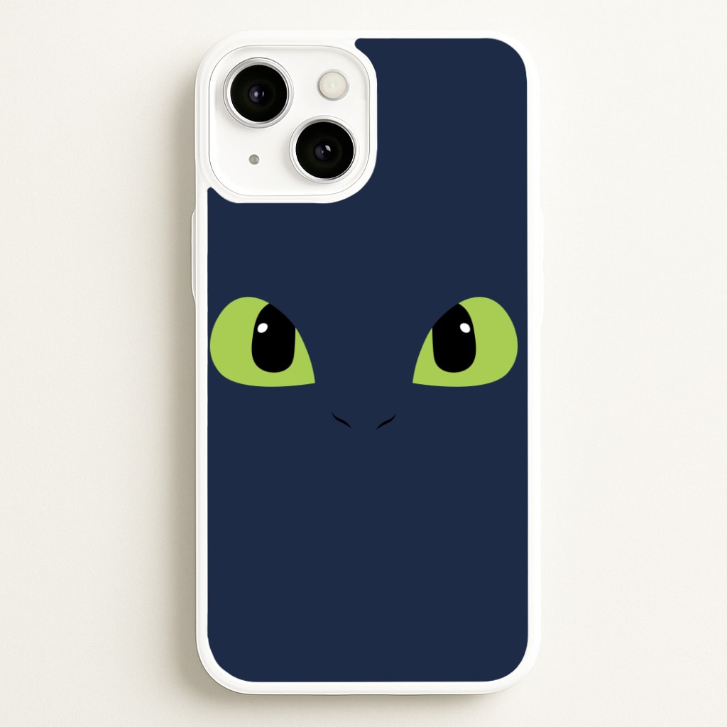 Black Fury Dragon Face Phone Case