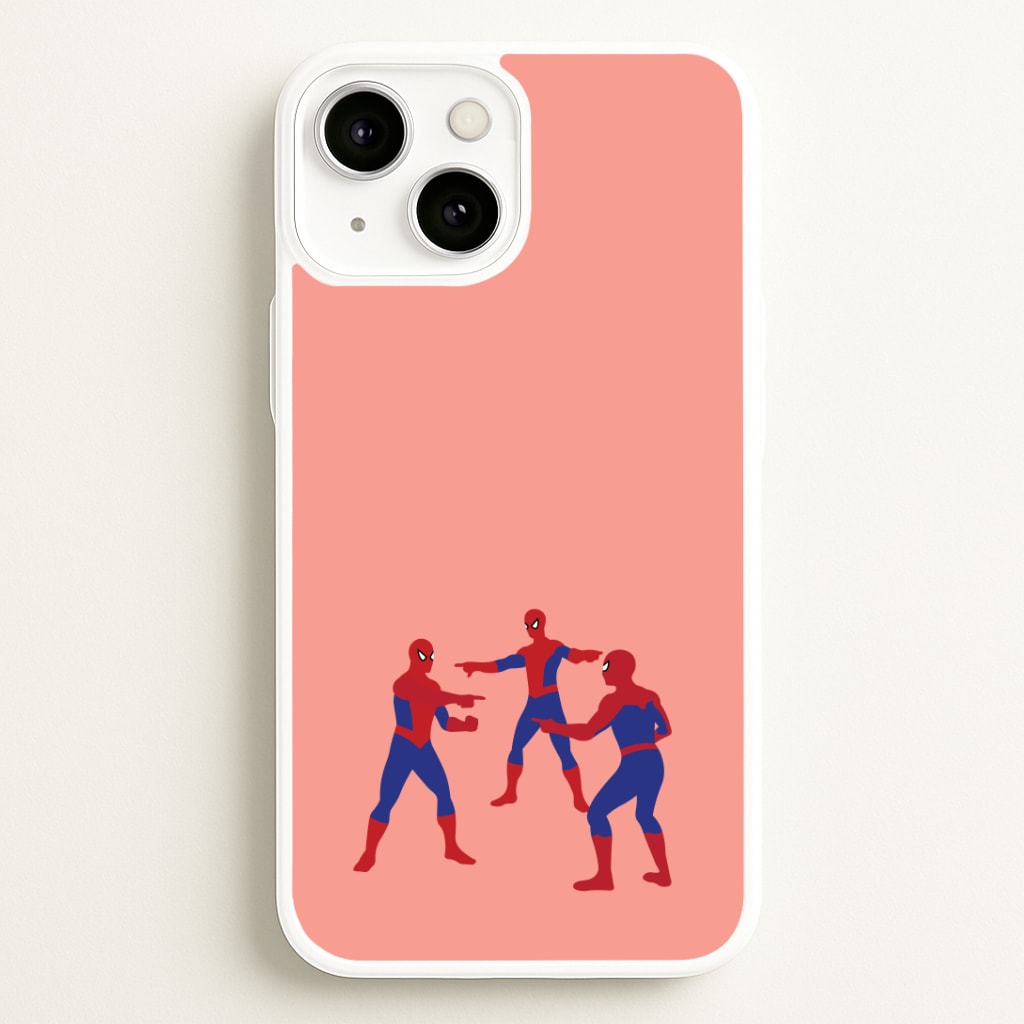 Spider Hero Pointing Meme Phone Case