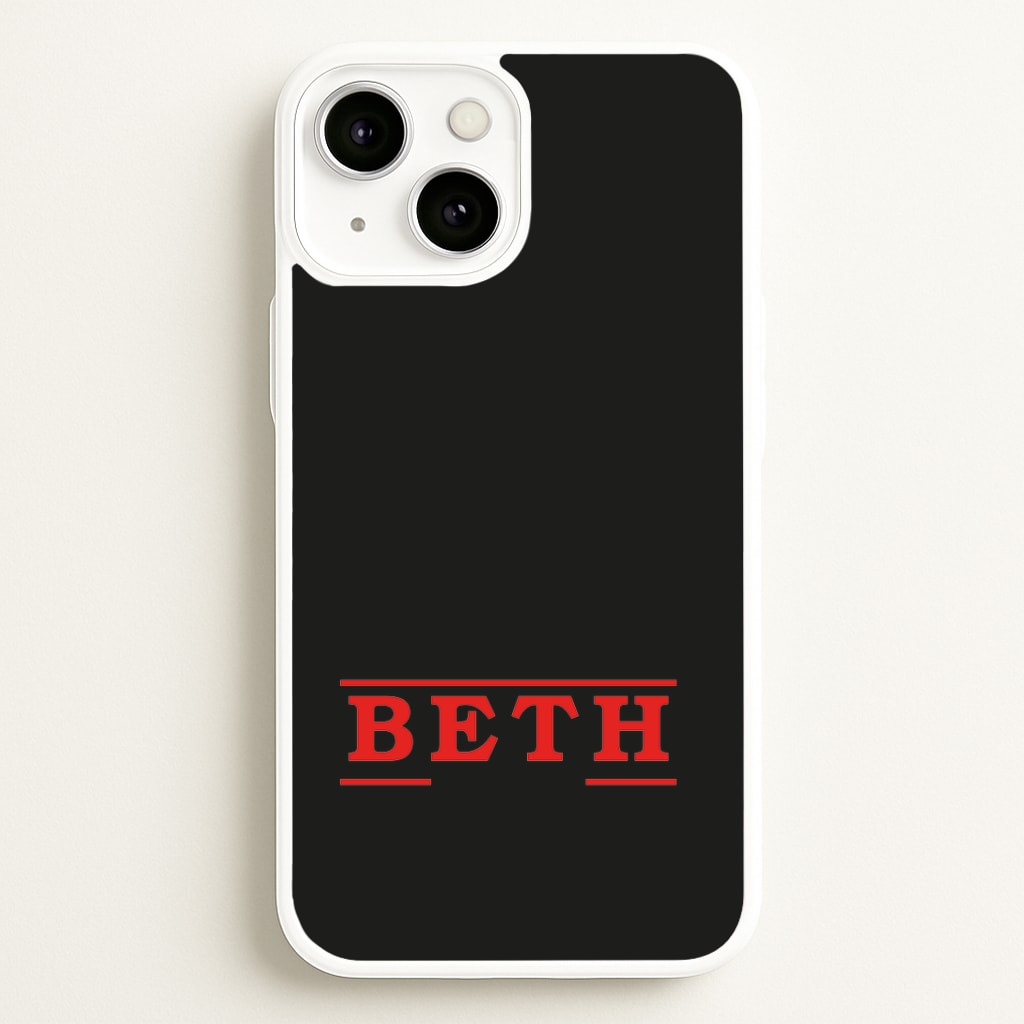 Title - Personalised Stranger Phone Case