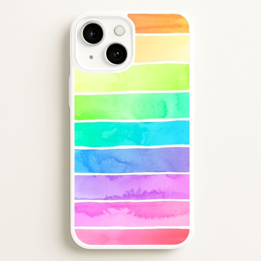 Summer Rainbow Stripes Phone Case