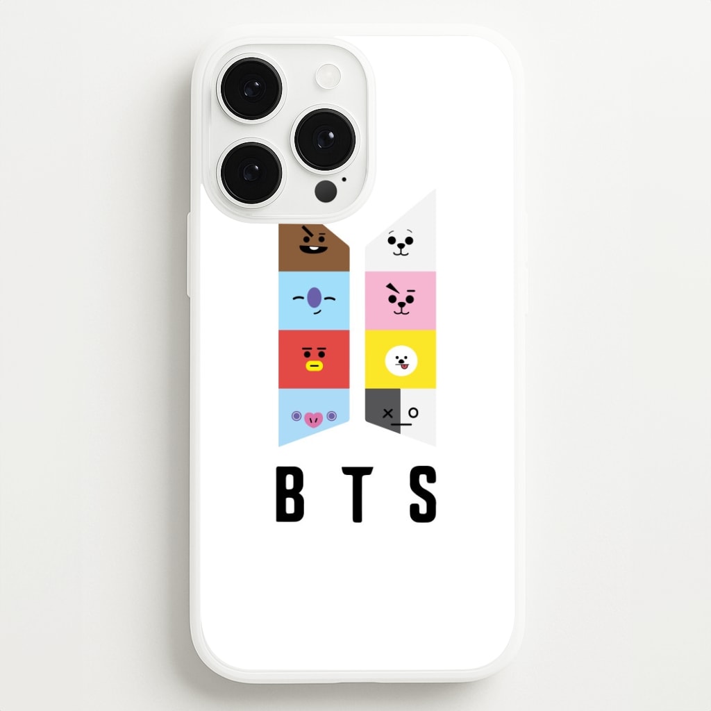 BT21 K-Pop Band Logo Phone Case