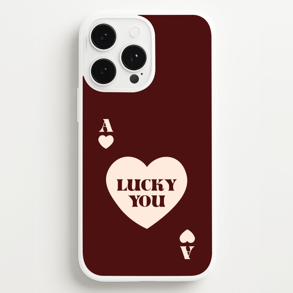 Ace Of Hearts Lucky You Phone Case