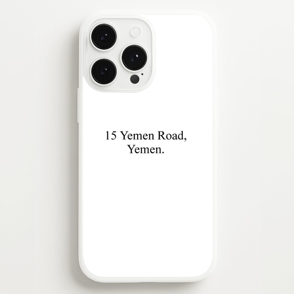15 Yemen Road, Yemen Phone Case