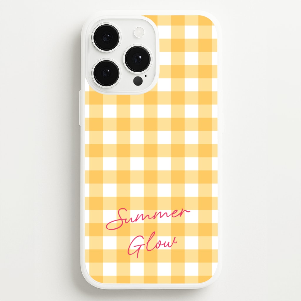 Tartan Summer Glow Phone Case