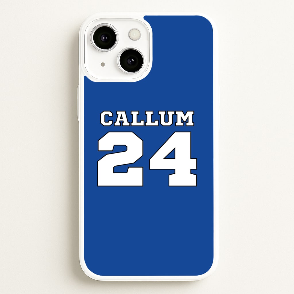 Dark Blue - Personalised Football Phone Case