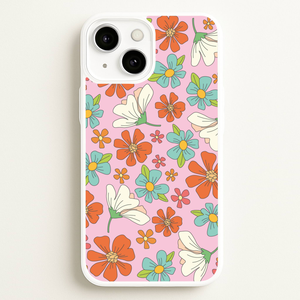 Pink Flower Pattern - Mothers Day Phone Case
