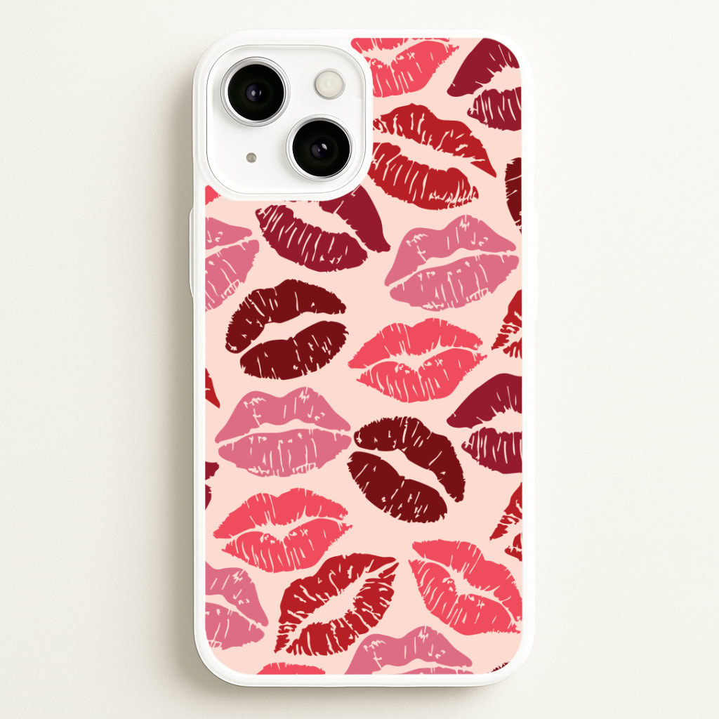 Valentine's Lips Pattern Phone Case