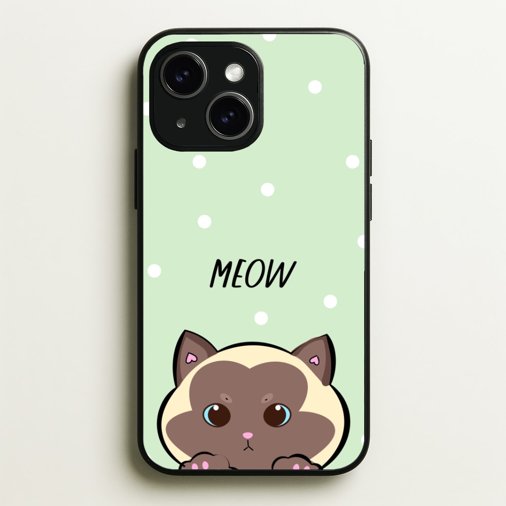 Meow Green - Cats Phone Case