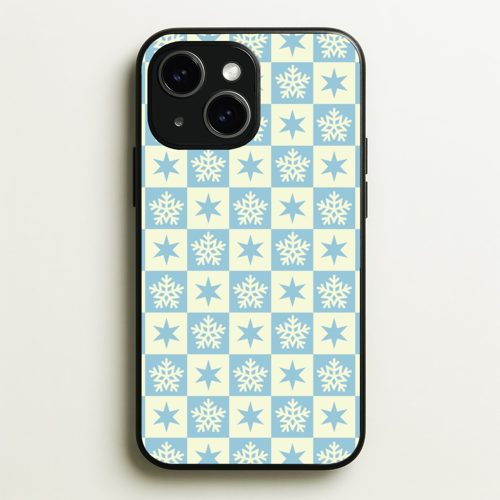 Snow And Star Pattern Phone Case