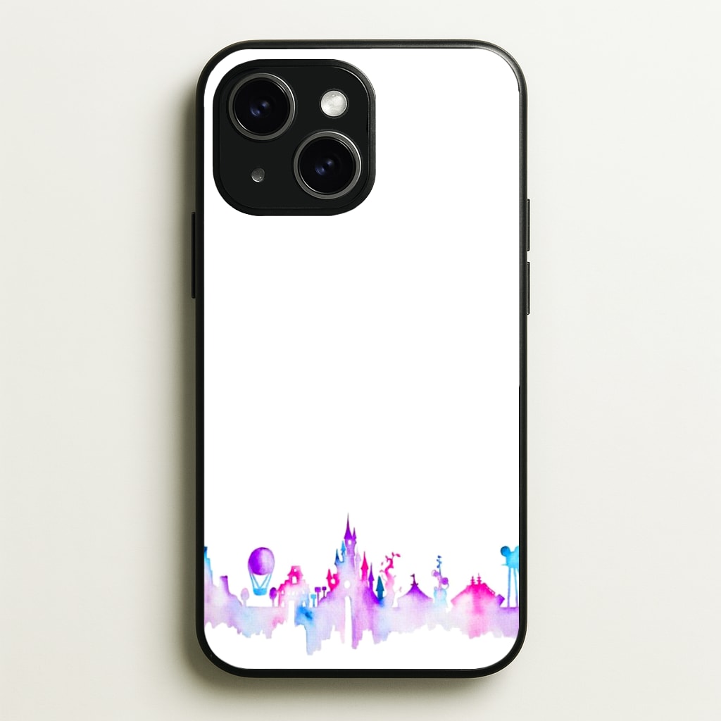 Watercolour Fairytaleland Paris Phone Case