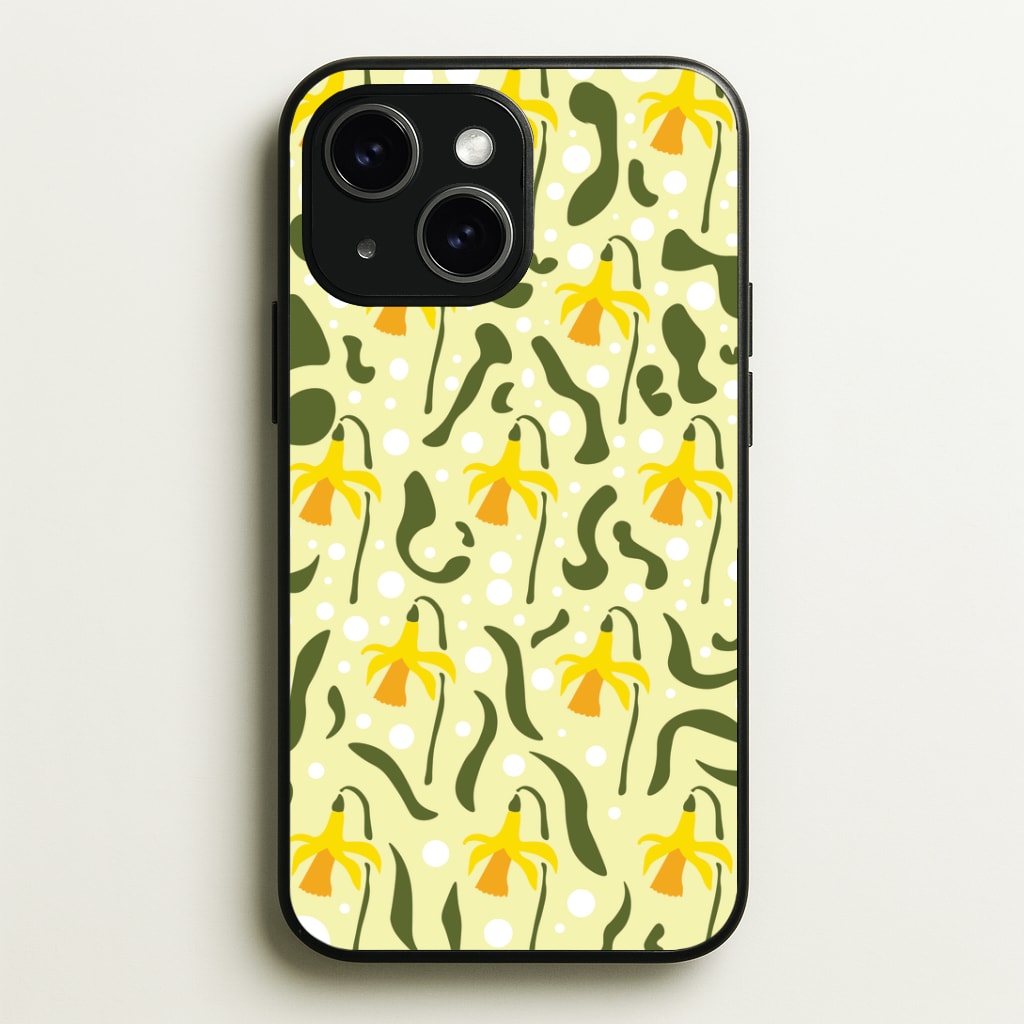 Daffodil Pattern - Floral Phone Case