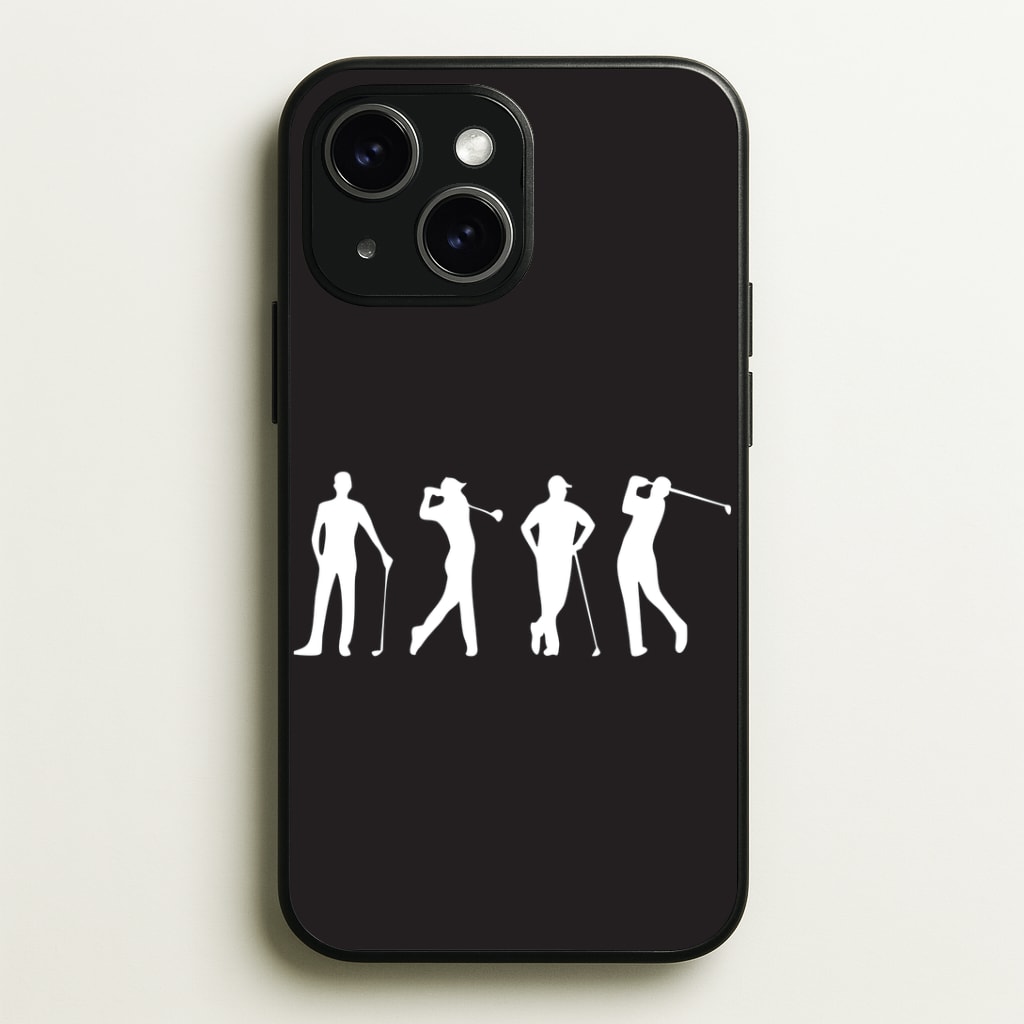 Golf Silhouettes Phone Case