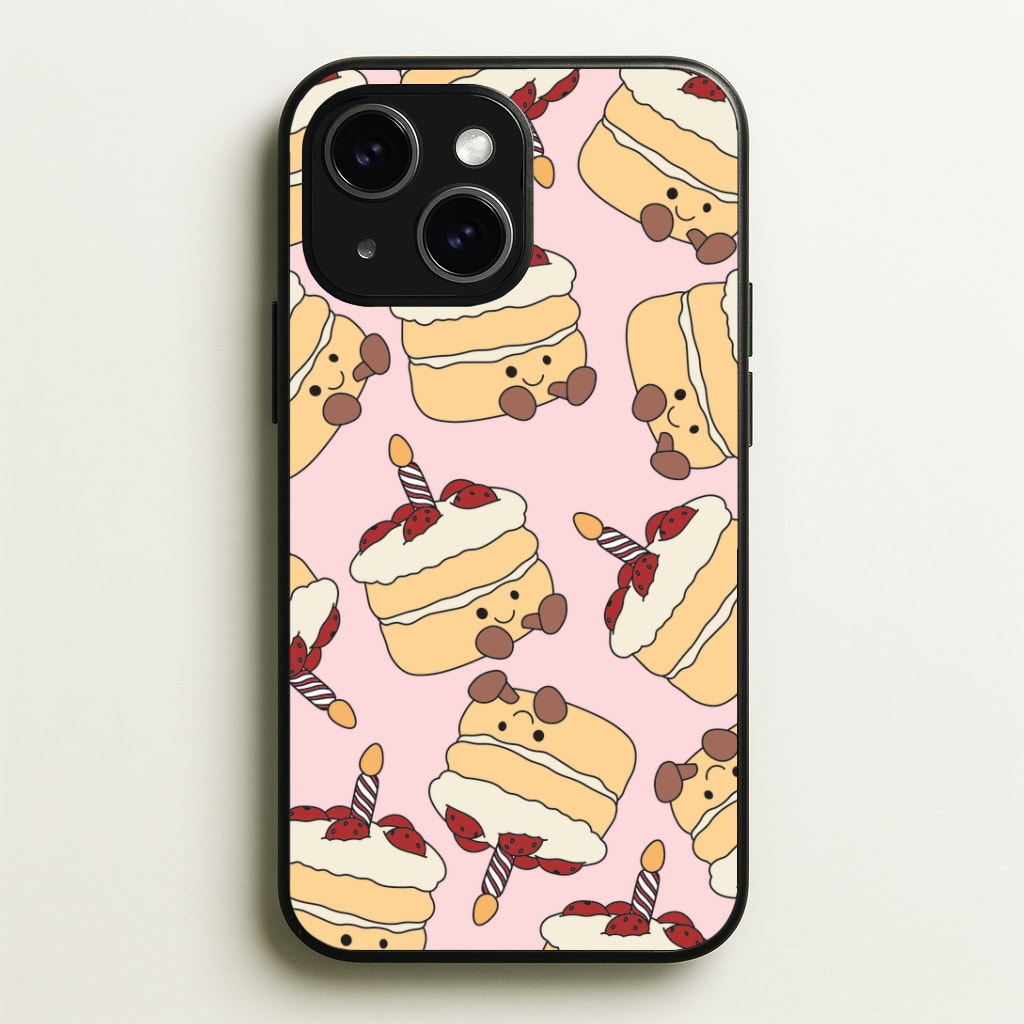 Cake Pattern - Plushy Phone Case