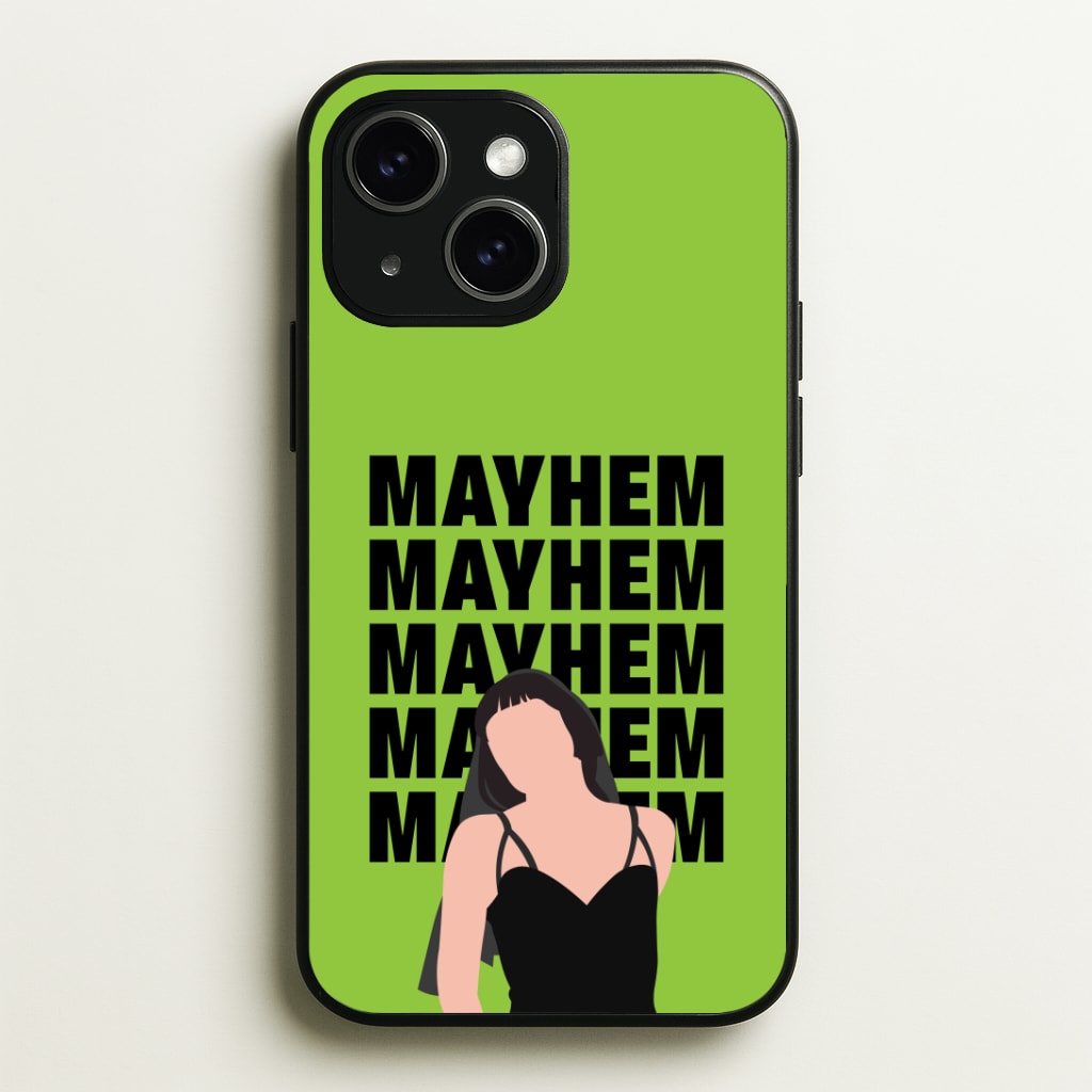 Neon Green Mayhem Phone Case