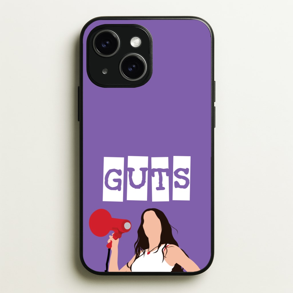 Olivia Red Megaphone Phone Case