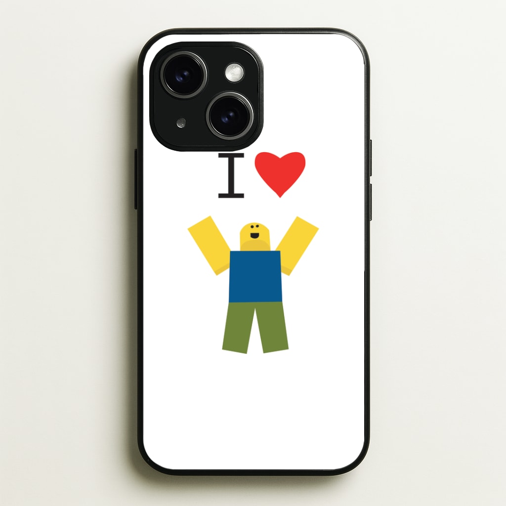 I love Blox Gaming Phone Case